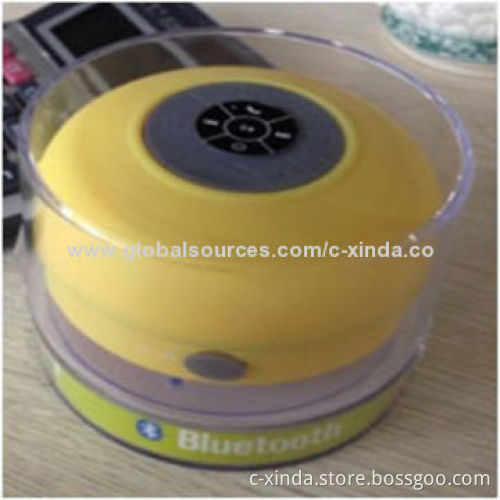 Waterproof Bluetooth Speaker with Suction Cup, Supports Call Pick-up Function